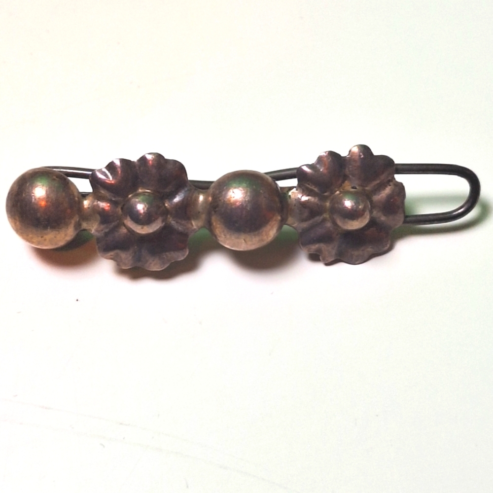 1920s - 1940s Vintage Hair Barrette (med heavy)